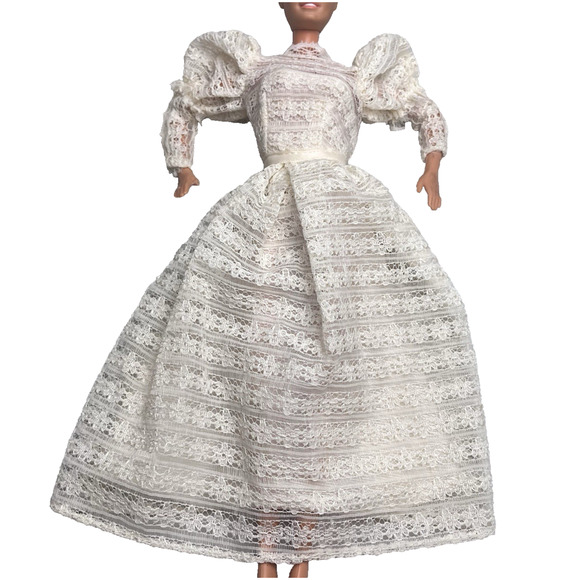 Barbie Beautiful Bride Wedding Dress Superstar Vintage 1977 Mattel #9907 NO Doll - Picture 1 of 16